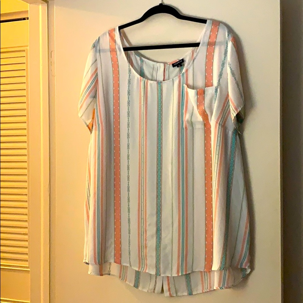 Button Back Torrid Blouse